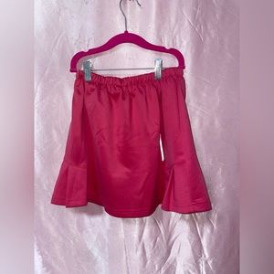 Hot Pink Mini Skirt.